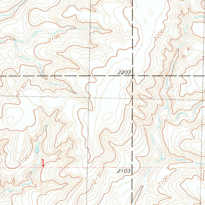 United States Geological Survey Stockyard Creek, ND (1979, 24000-Scale) digital map