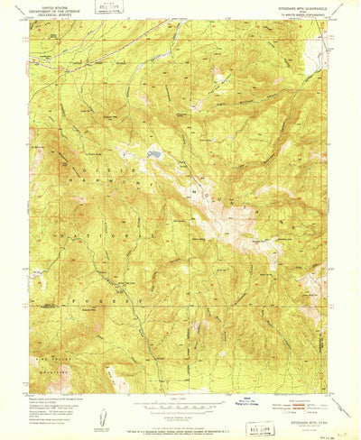 United States Geological Survey Stoddard Mountain, UT (1951, 24000-Scale) digital map