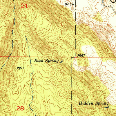 United States Geological Survey Stoddard Mountain, UT (1951, 24000-Scale) digital map