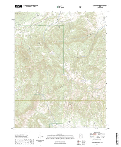 United States Geological Survey Stoddard Mountain, UT (2023, 24000-Scale) digital map