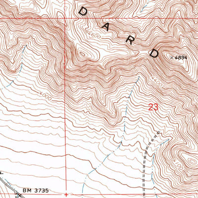 United States Geological Survey Stoddard Well, CA (1970, 24000-Scale) digital map