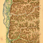 United States Geological Survey Stoddard, WI-MN-IA (1926, 62500-Scale) digital map