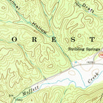 United States Geological Survey Stokesville, VA (1967, 24000-Scale) digital map
