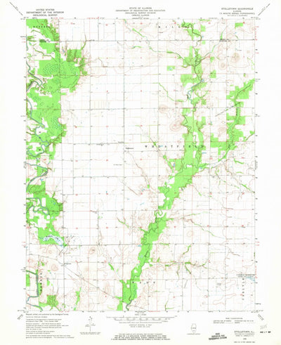 United States Geological Survey Stolletown, IL (1968, 24000-Scale) digital map