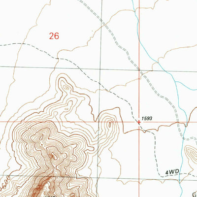 United States Geological Survey Stone Cabin, AZ (1990, 24000-Scale) digital map