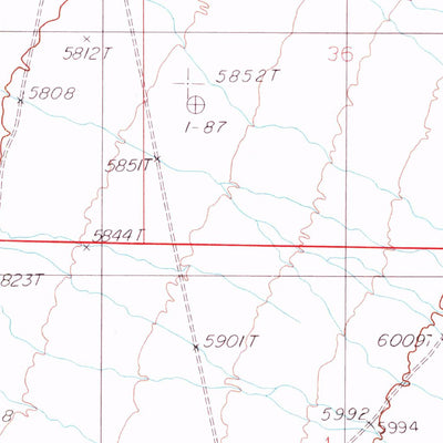United States Geological Survey Stone Cabin Ranch SE, NV (1986, 24000-Scale) digital map
