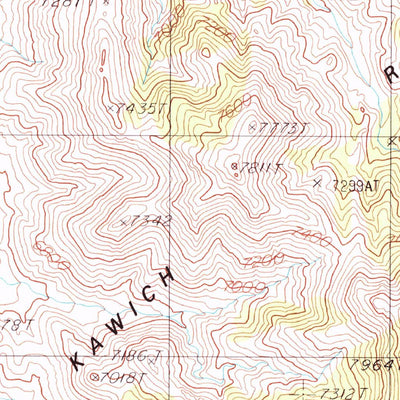 United States Geological Survey Stone Cabin Ranch SE, NV (1986, 24000-Scale) digital map
