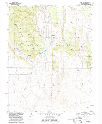 United States Geological Survey Stone City, CO (1963, 24000-Scale) digital map