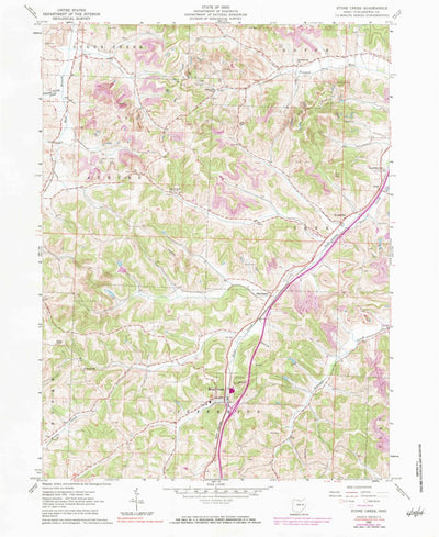 United States Geological Survey Stone Creek, OH (1961, 24000-Scale) digital map