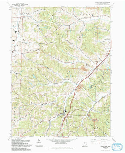 United States Geological Survey Stone Creek, OH (1993, 24000-Scale) digital map