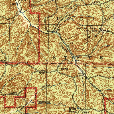 United States Geological Survey Stone Hill, MO (1945, 62500-Scale) digital map