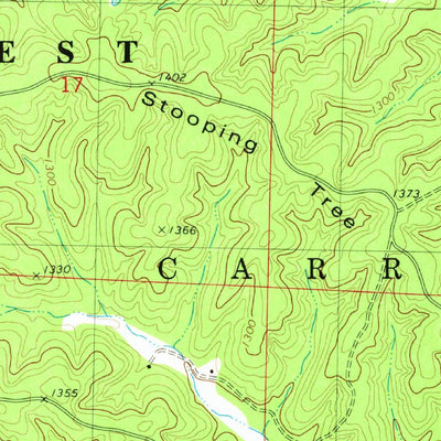 United States Geological Survey Stone Hill, MO (1981, 24000-Scale) digital map