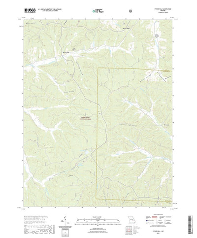 United States Geological Survey Stone Hill, MO (2021, 24000-Scale) digital map