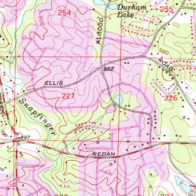 United States Geological Survey Stone Mountain, GA (1956, 24000-Scale) digital map