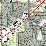 United States Geological Survey Stone Mountain, GA (1997, 24000-Scale) digital map