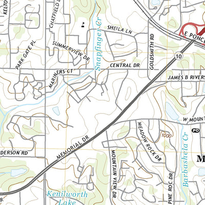 United States Geological Survey Stone Mountain, GA (2020, 24000-Scale) digital map