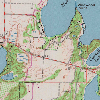 United States Geological Survey Stonebank, WI (1959, 24000-Scale) digital map