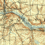 United States Geological Survey Stoneboro, PA (1913, 62500-Scale) digital map