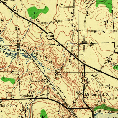 United States Geological Survey Stoneboro, PA (1943, 62500-Scale) digital map