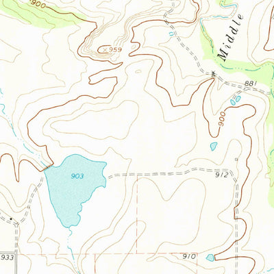 United States Geological Survey Stoneburg, TX (1961, 24000-Scale) digital map