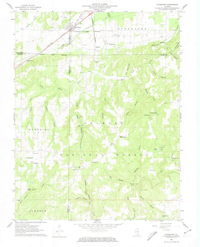 United States Geological Survey Stonefort, IL (1961, 24000-Scale) digital map