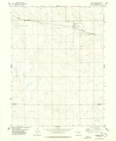 United States Geological Survey Stoneham, CO (1977, 24000-Scale) digital map