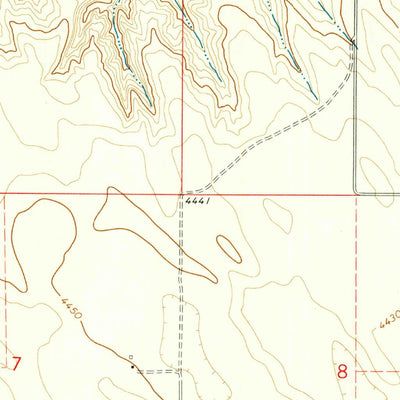 United States Geological Survey Stoneham NE, CO (1977, 24000-Scale) digital map