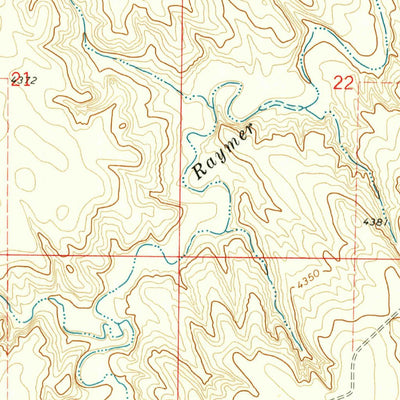 United States Geological Survey Stoneham NE, CO (1977, 24000-Scale) digital map