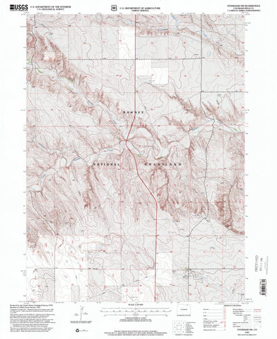 United States Geological Survey Stoneham NW, CO (1997, 24000-Scale) digital map