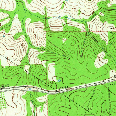 United States Geological Survey Stoneham, TX (1961, 24000-Scale) digital map