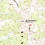 United States Geological Survey Stonehouse Mountain, MT (1968, 24000-Scale) digital map