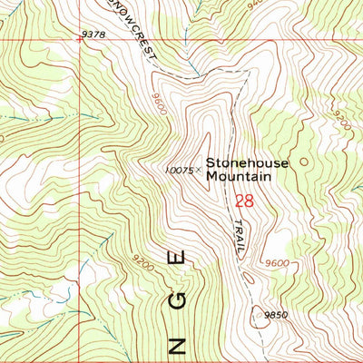 United States Geological Survey Stonehouse Mountain, MT (1968, 24000-Scale) digital map
