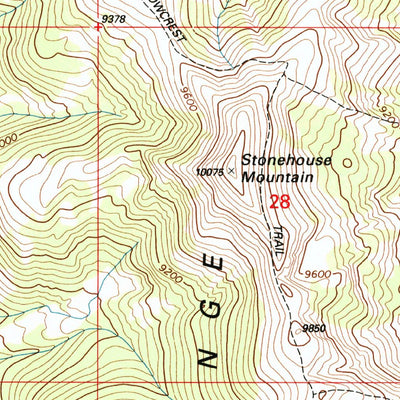 United States Geological Survey Stonehouse Mountain, MT (1997, 24000-Scale) digital map