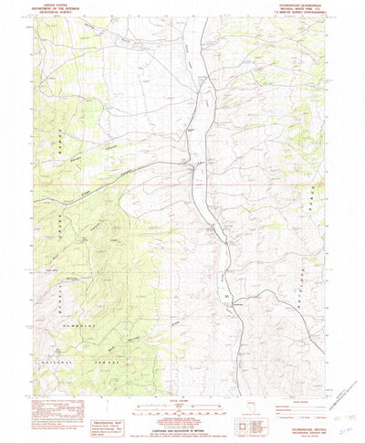 United States Geological Survey Stonehouse, NV (1982, 24000-Scale) digital map