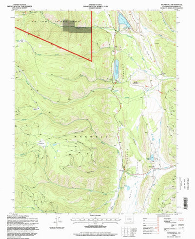 United States Geological Survey Stonewall, CO (1994, 24000-Scale) digital map