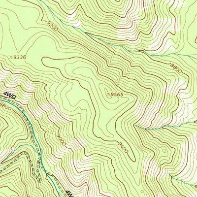 United States Geological Survey Stonewall, CO (1994, 24000-Scale) digital map