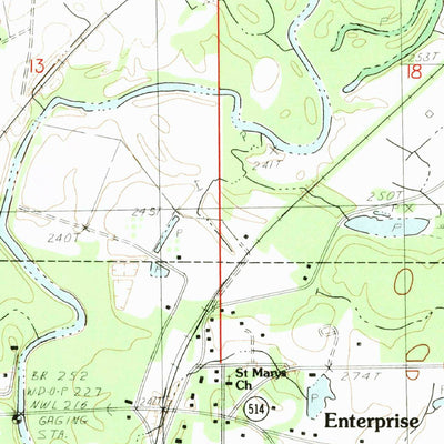 United States Geological Survey Stonewall, MS (1983, 24000-Scale) digital map
