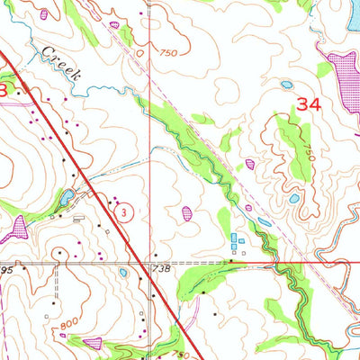 United States Geological Survey Stonewall, OK (1957, 24000-Scale) digital map