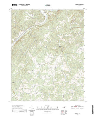 United States Geological Survey Stonewall, VA (2022, 24000-Scale) digital map