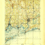 United States Geological Survey Stonington, CT-RI-NY (1921, 62500-Scale) digital map