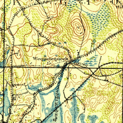 United States Geological Survey Stonington, CT-RI-NY (1921, 62500-Scale) digital map
