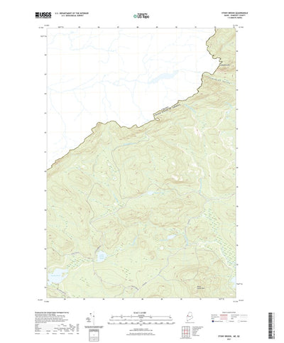 United States Geological Survey Stony Brook, ME (2021, 24000-Scale) digital map