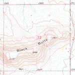 United States Geological Survey Stony Butte, ND (1973, 24000-Scale) digital map