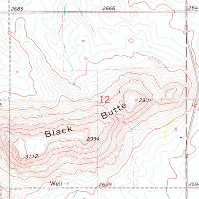 United States Geological Survey Stony Butte, ND (1973, 24000-Scale) digital map