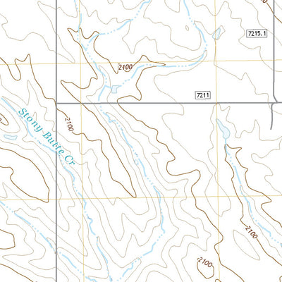 United States Geological Survey Stony Butte, SD (2021, 24000-Scale) digital map