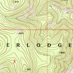 United States Geological Survey Stony Creek, MT (1996, 24000-Scale) digital map