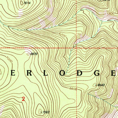 United States Geological Survey Stony Creek, MT (1996, 24000-Scale) digital map