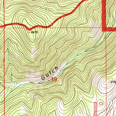 United States Geological Survey Stony Creek, MT (1996, 24000-Scale) digital map