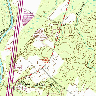 United States Geological Survey Stony Creek, VA (1967, 24000-Scale) digital map