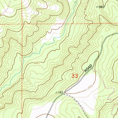United States Geological Survey Stony Mountain, OR (1979, 24000-Scale) digital map